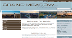 Desktop Screenshot of cityofgrandmeadow.com